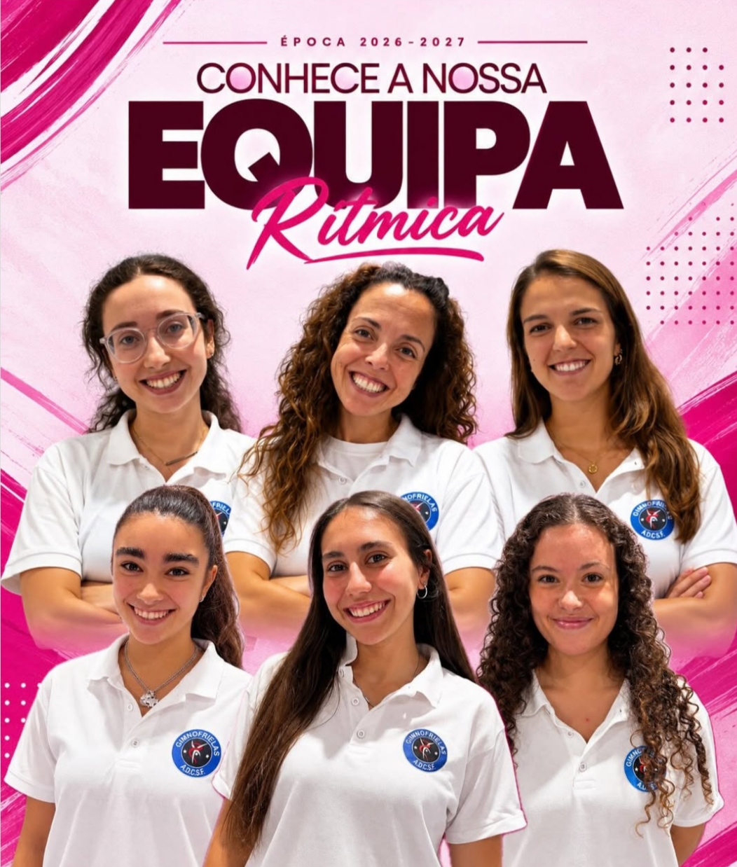 Equipa de treinadoras de Ginástica Rítmica